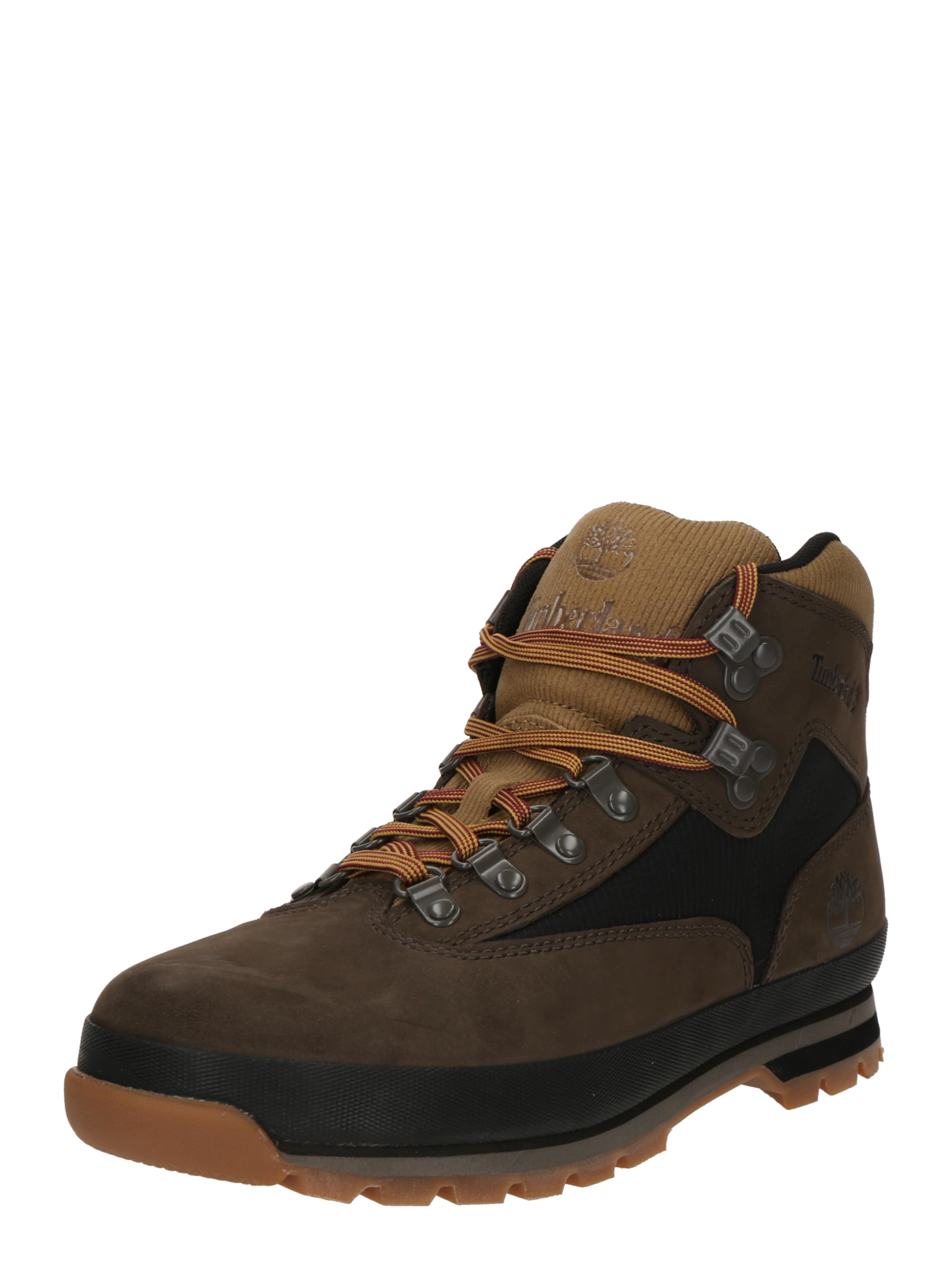 TIMBERLAND - Botas con cordones en marrón: frente