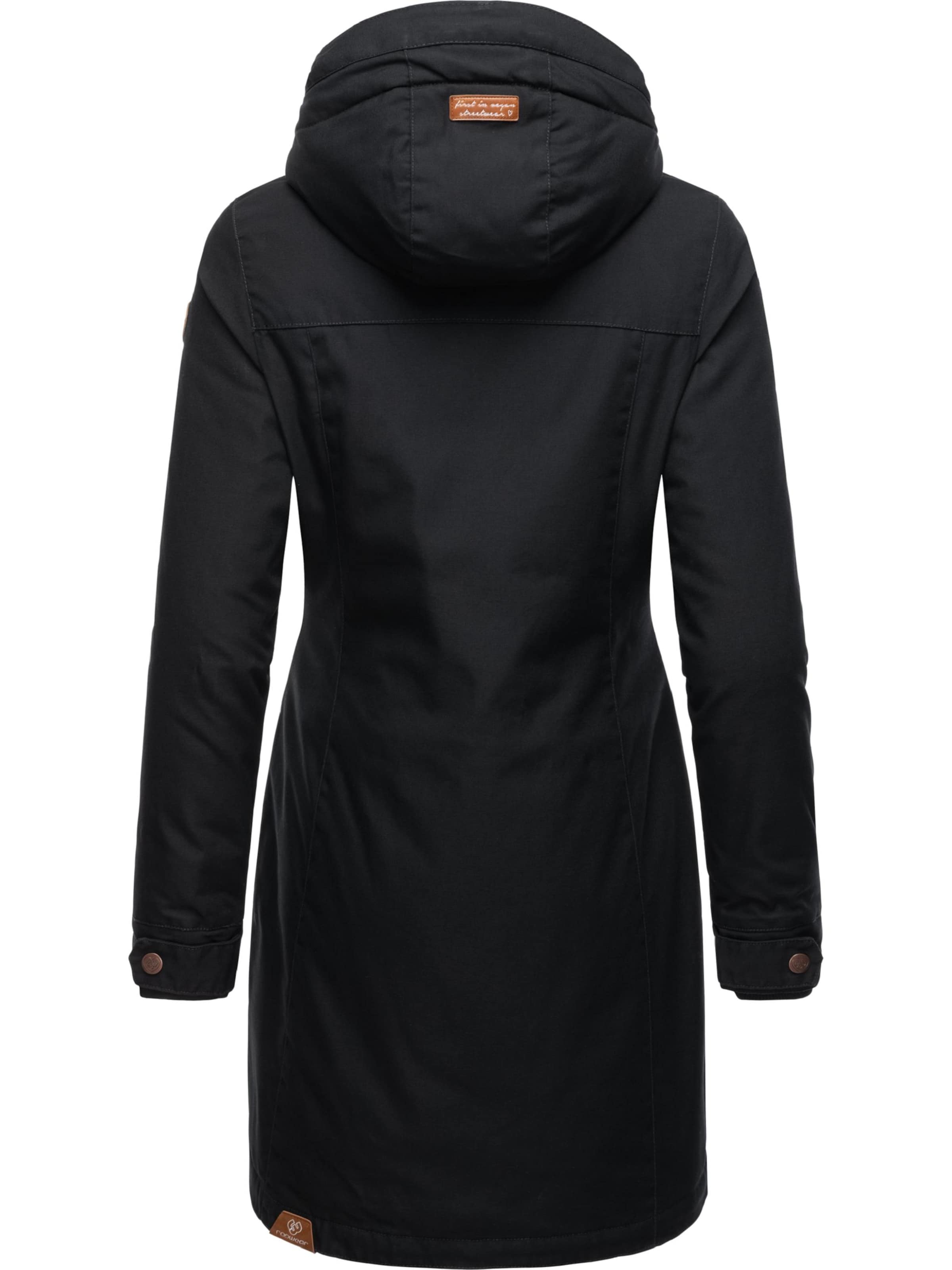 Ragwear Funktionsmantel 'Jannisa' in Schwarz