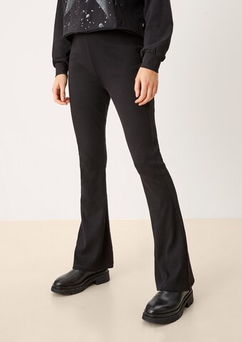 QS Boot cut Pants in Black