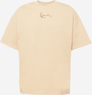 T-Shirt Karl Kani en beige : devant