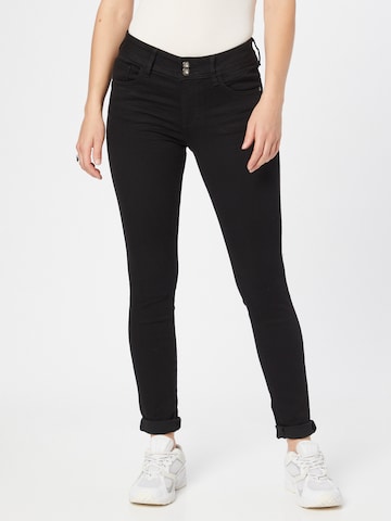 TOM TAILOR Skinny Jeans 'Alexa' in Zwart: voorkant