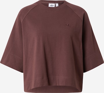 ADIDAS ORIGINALS Shirt 'Premium Essentials' in Bruin: voorkant