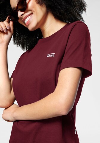 VANS T-Shirt 'WM JUNIOR V BOXY' in Rot