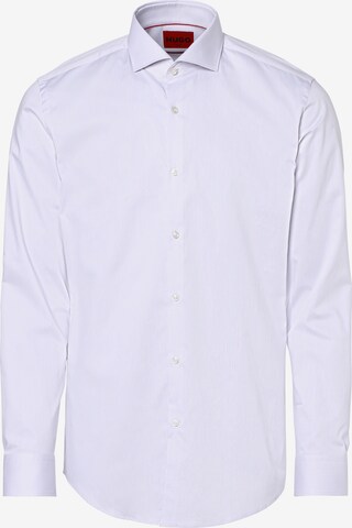 HUGO Slim fit Button Up Shirt 'Kason' in Purple: front