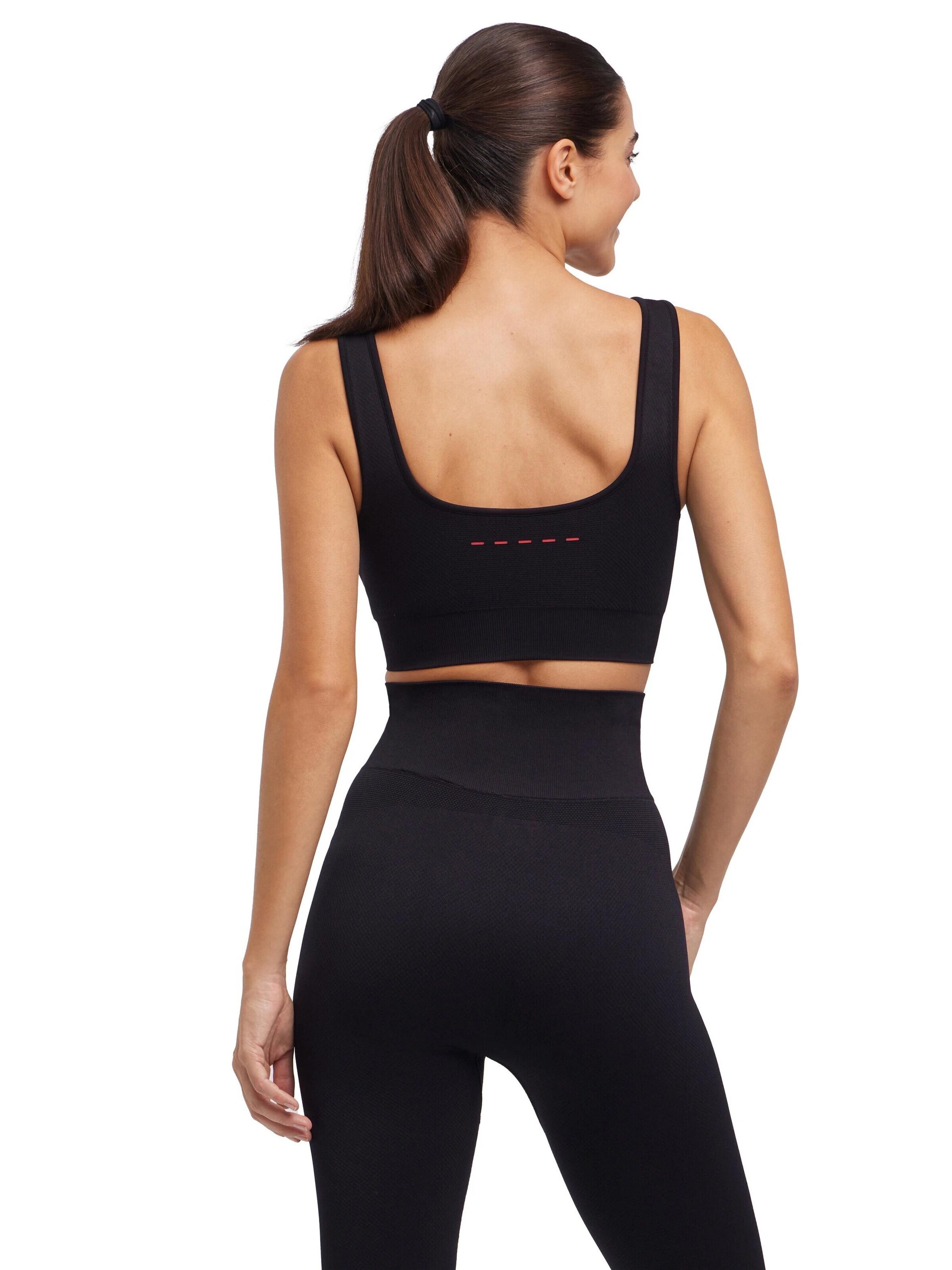 FALKE Bustier Sport-BH in Schwarz