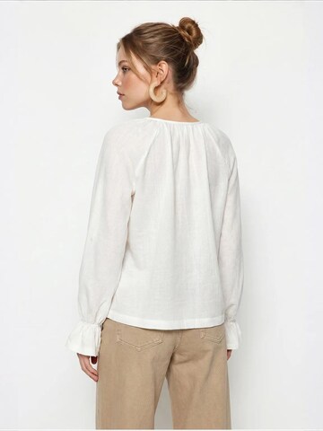 Bianco Lucci Bluse 'Blusen'‌‌‌‌‌‌‌ in Braun