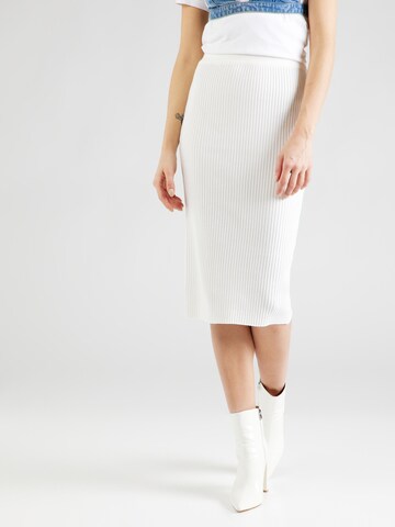 VERO MODA Spódnica 'LUCKY' w kolorze biały: przód