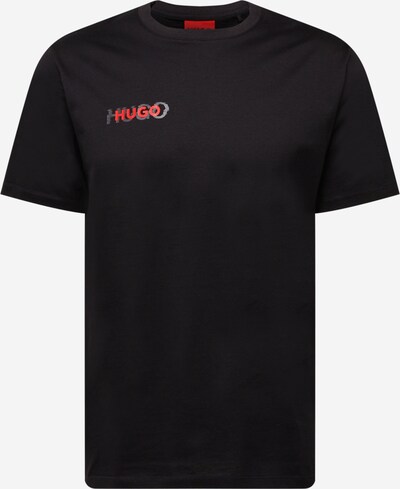 Tricou 'Dampin' HUGO pe roșu / negru, Vizualizare produs