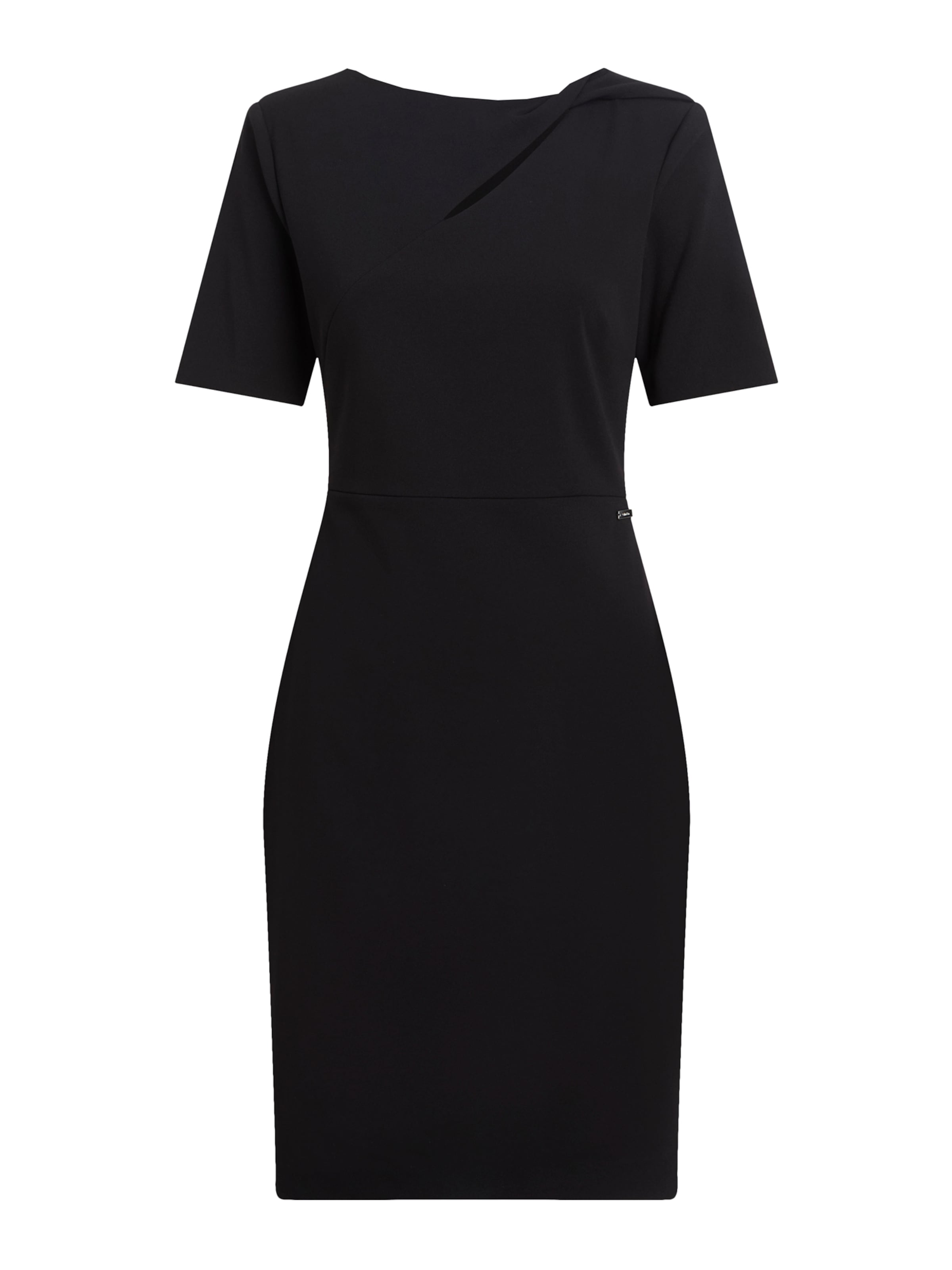 juoda Calvin Klein Trumpa kokteilinė suknelė: priekis