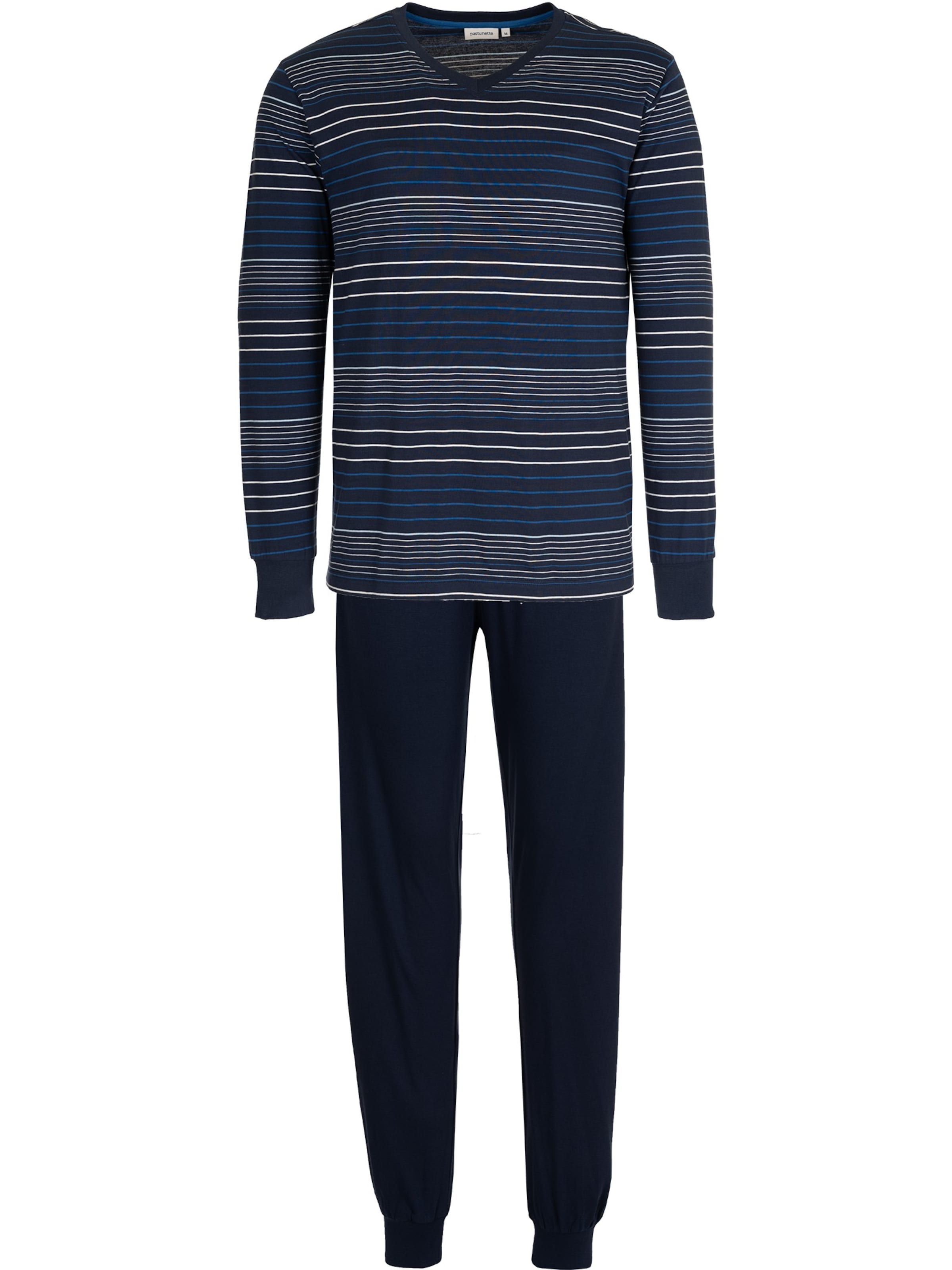 Pastunette Pyjama lang in Blauw: voorkant