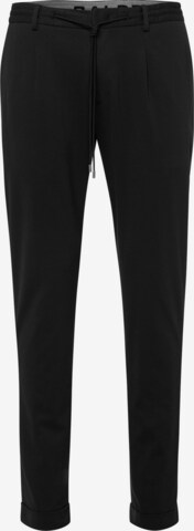 Baldessarini Regular Pleat-Front Pants in Black: front