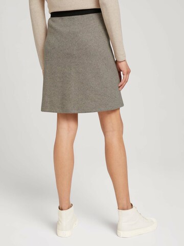 TOM TAILOR Skirt in Grey