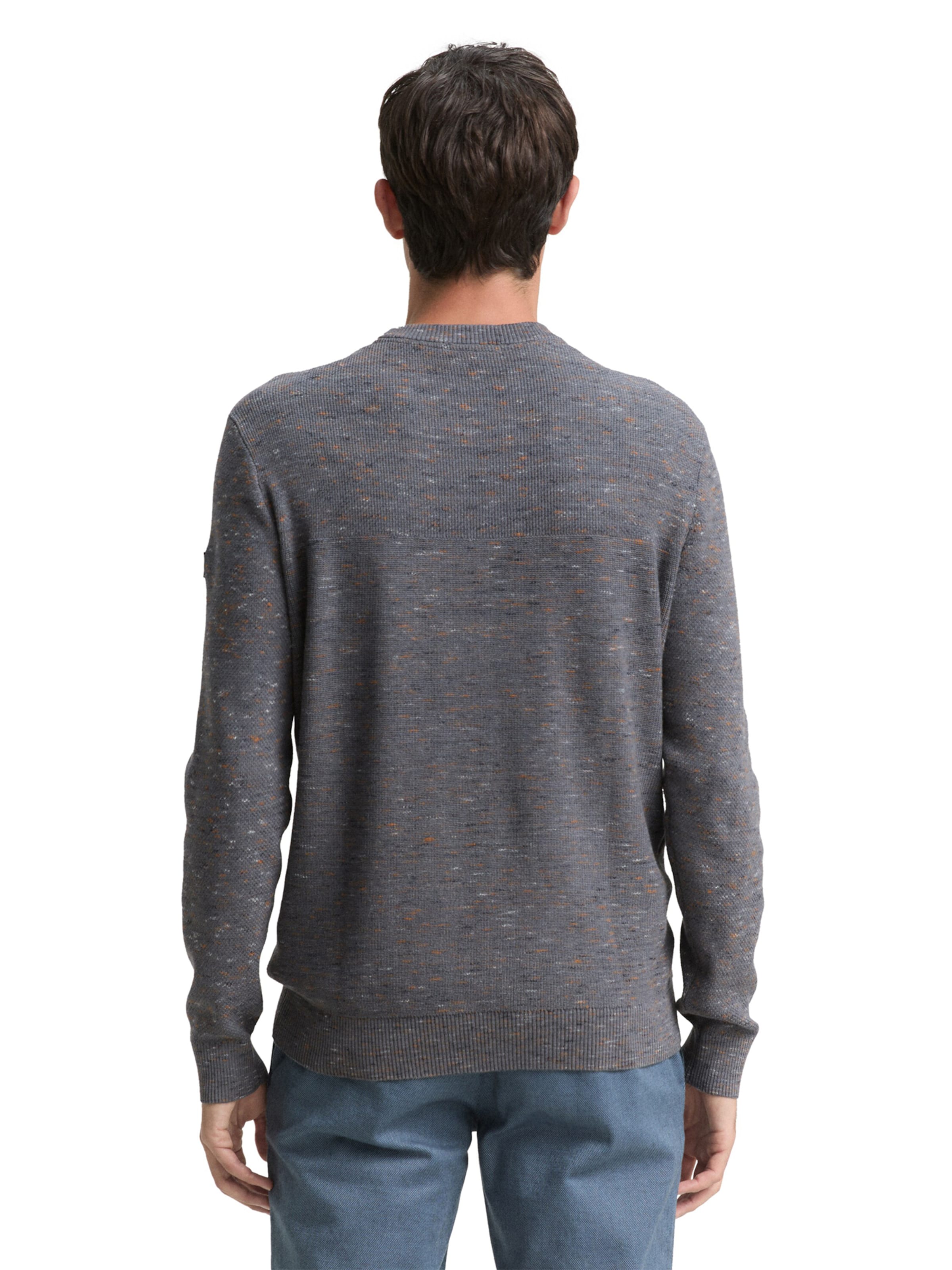 TOM TAILOR Pullover in Grau