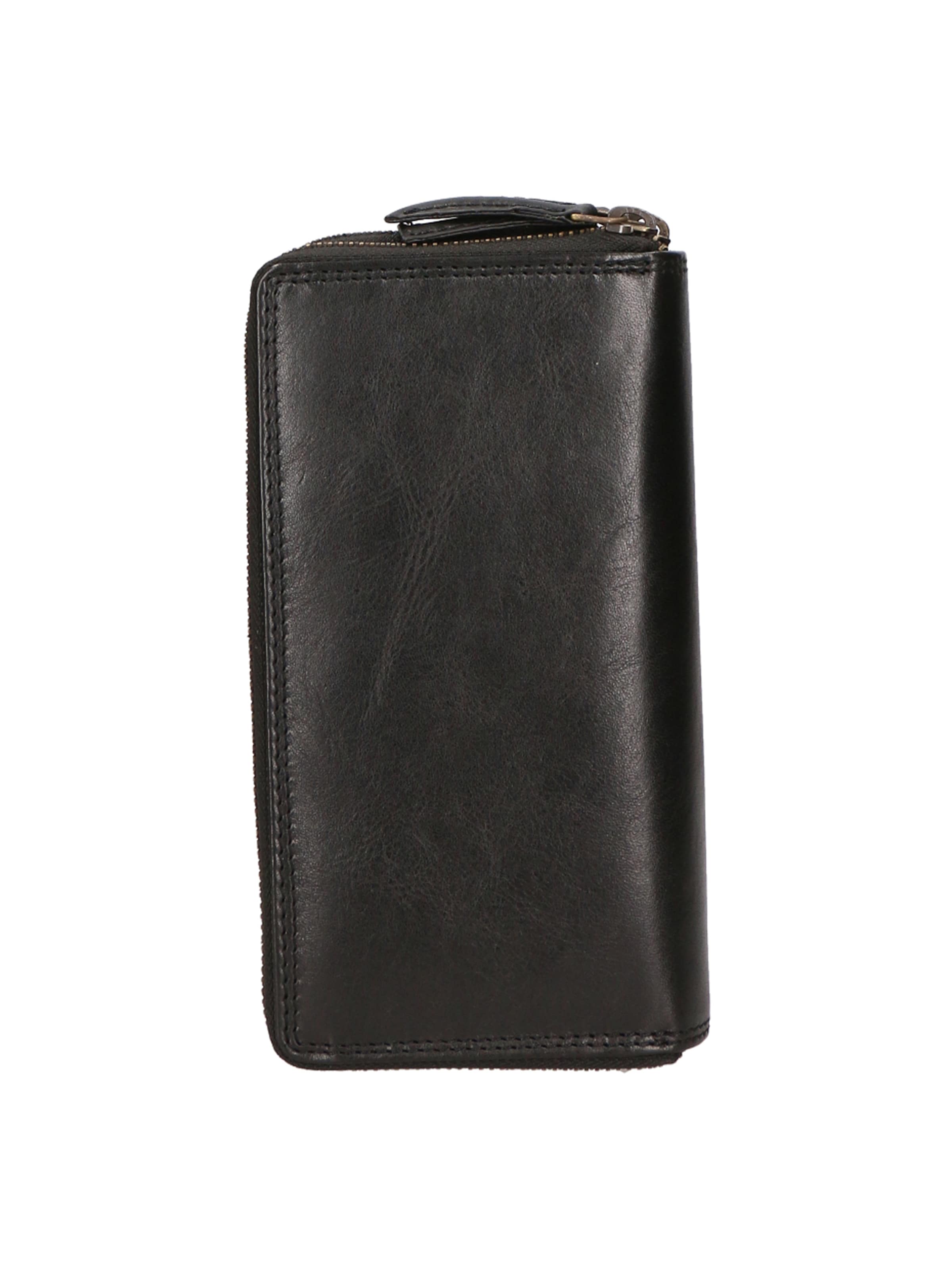 Santini Firenze Portemonnee in Zwart: voorkant