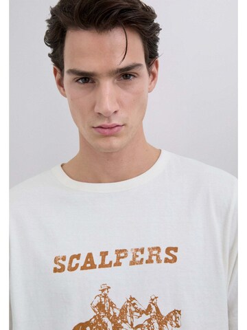 Scalpers Тениска 'Wboys' в бяло