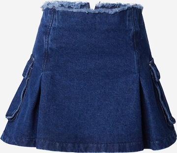 GLAMOROUS - Falda en azul: frente