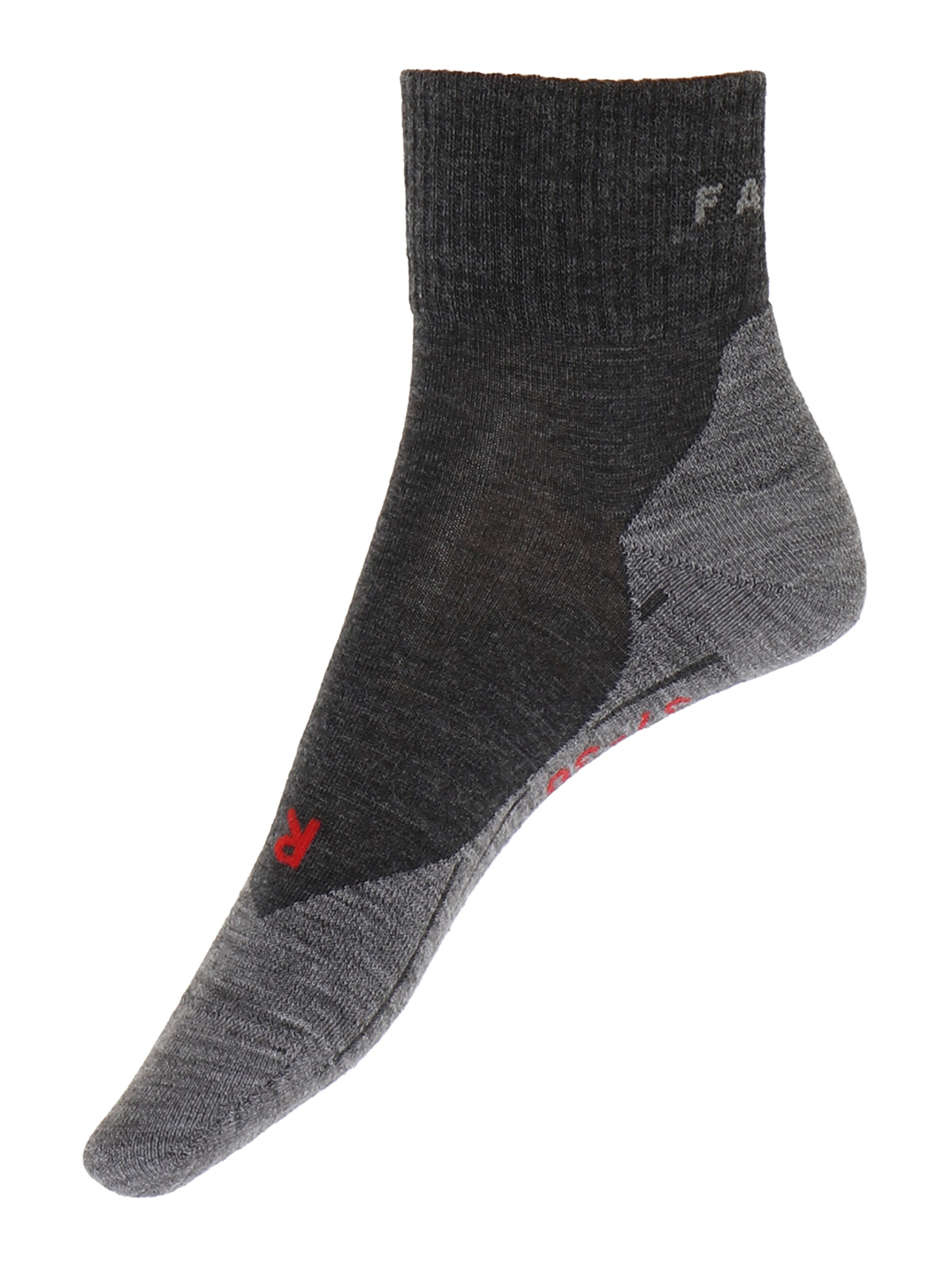 FALKE Athletic Socks in Grey: front
