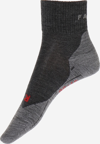 FALKE Athletic Socks in Grey: front