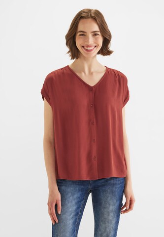 STREET ONE Blouse in Brown: front