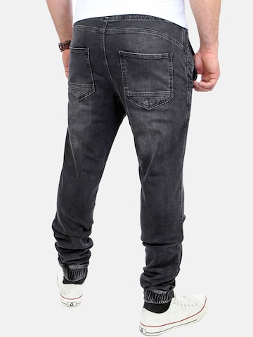 Reslad Tapered Jeans 'Jeans Denim Jogginghose' in Schwarz