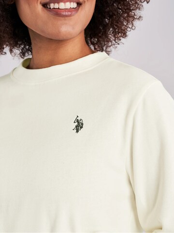 U.S. POLO ASSN. Sweatshirt 'Adele' in Wit