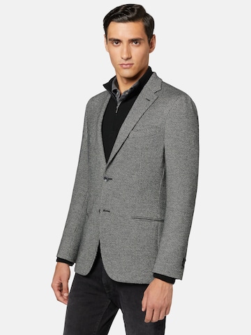 Coupe regular Veste de costume Boggi Milano en gris : devant