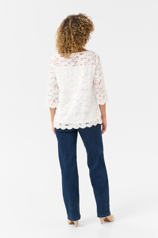 Chemisier 'Pria' Cream en blanc
