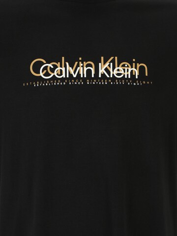 Calvin Klein Big & Tall Tričko – černá