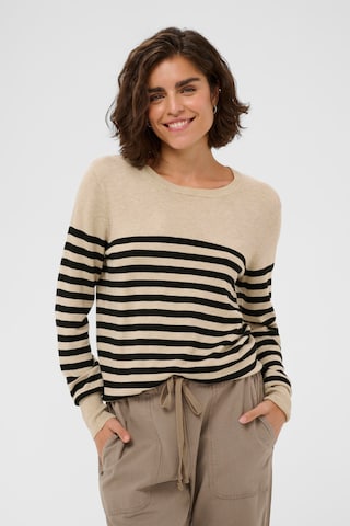 Kaffe Trui 'Izza' in Beige: voorkant