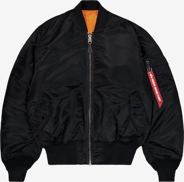 ALPHA INDUSTRIES Prechodná bunda 'MA-1 Heritage' - Čierna: predná strana