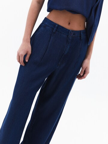 Wide Leg Pantalon à pince OXXO en bleu