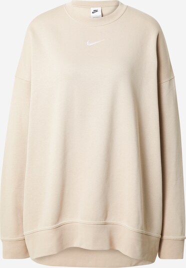 Nike Sportswear Sweatshirt in Beige / White, Item view