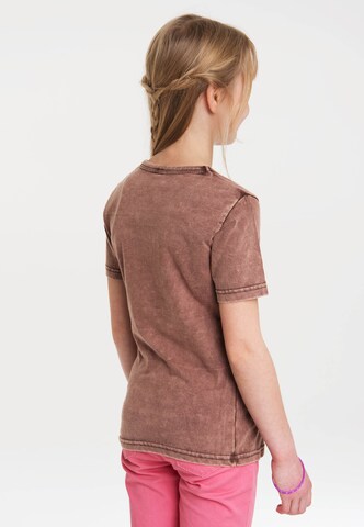 LOGOSHIRT Shirt 'P. LANGSTRUMPF' in Brown