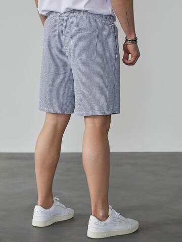 DAN FOX APPAREL Regular Pants 'Nino' in Blue