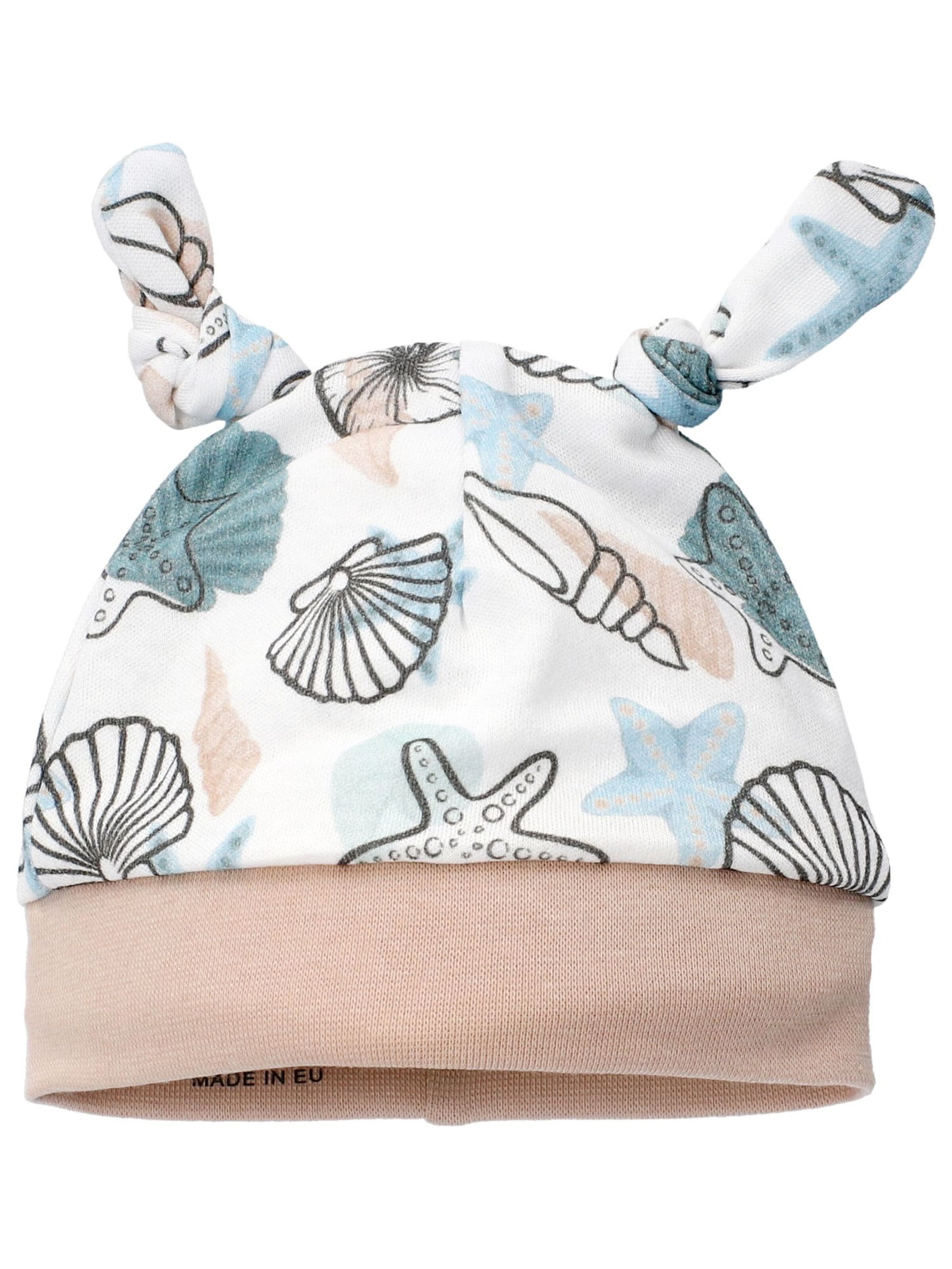 NINI Beanie in Blue: front