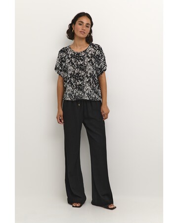 Wide Leg Pantalon 'Liny' Kaffe en noir