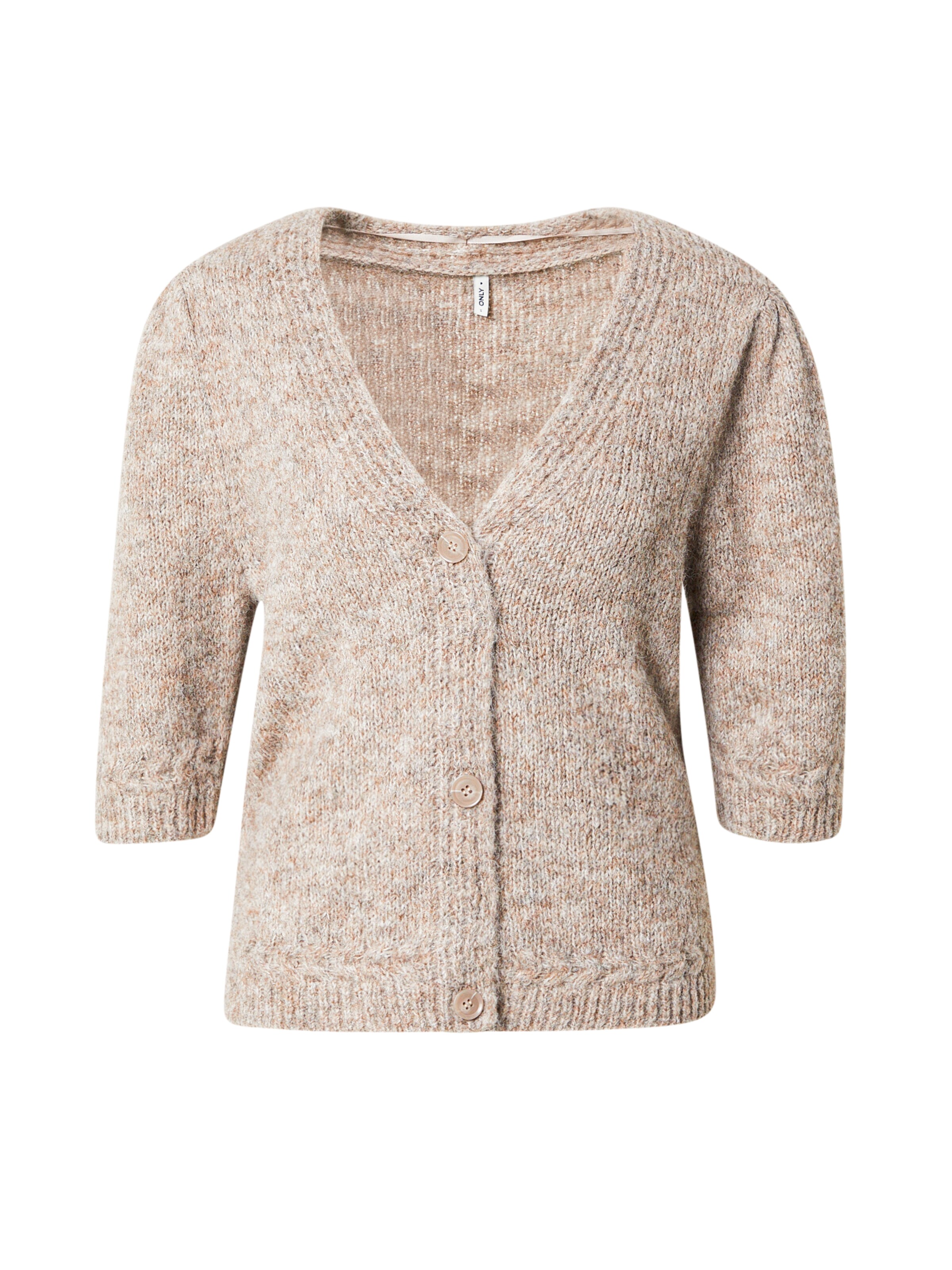 Cardigan 'ONLSTARLA' ONLY en marron : devant