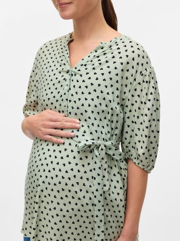 MAMALICIOUS Bluse in Grün