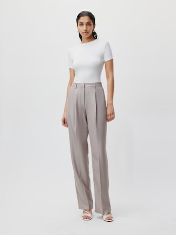 Loosefit Pantalon à plis 'Simona' LeGer by Lena Gercke en beige