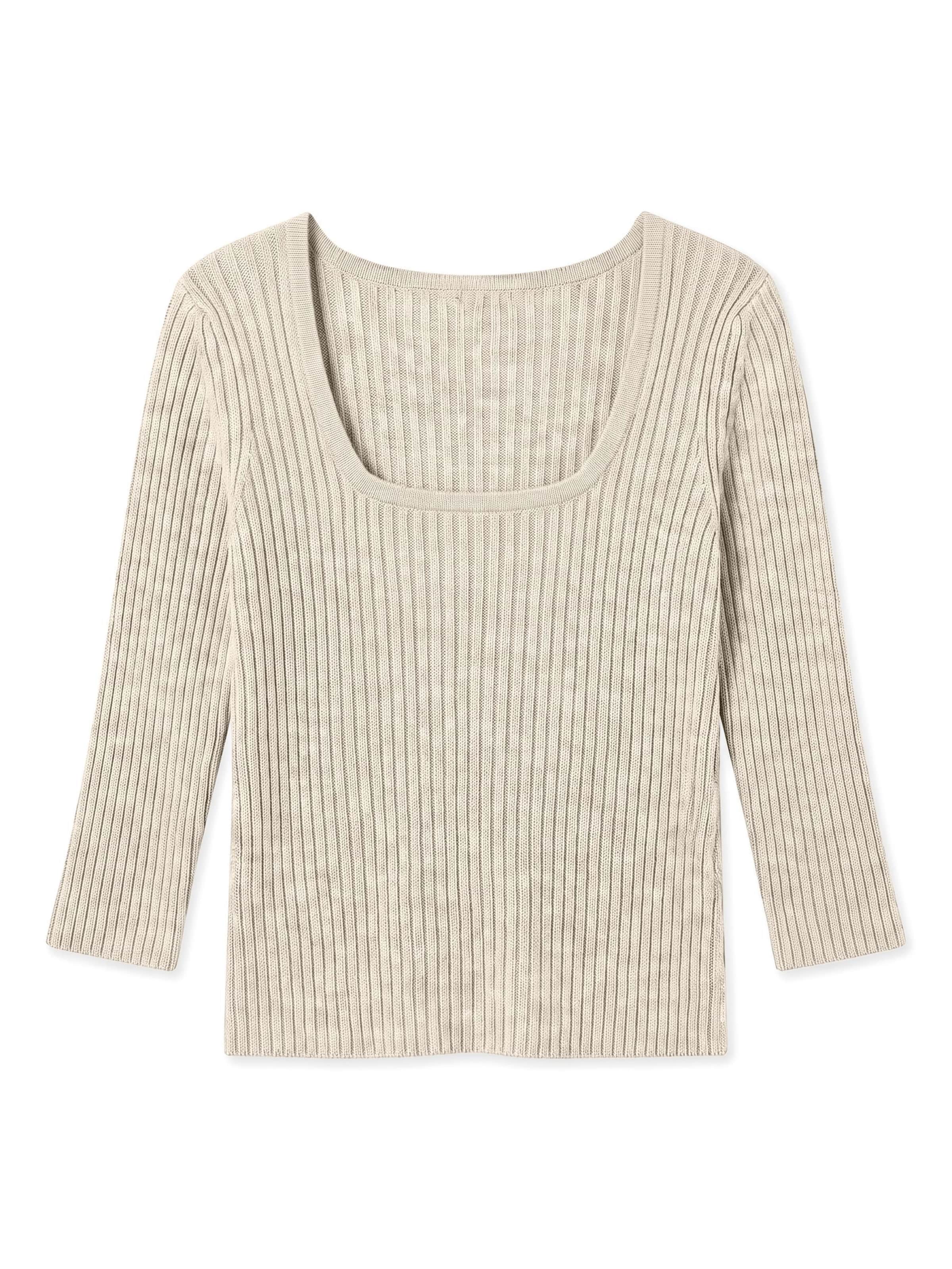 VERO MODA Sweater 'LOUIZA' in Beige: front