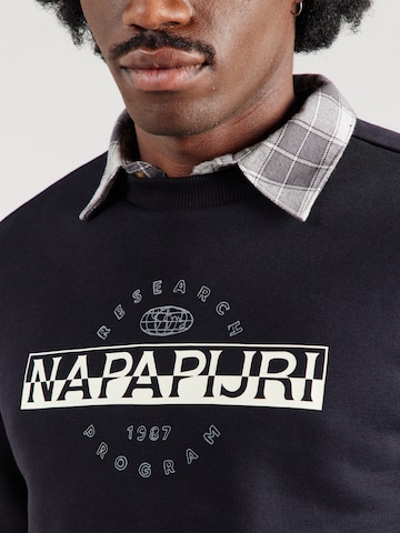 NAPAPIJRI Sweatshirt 'BANDER C' in Black