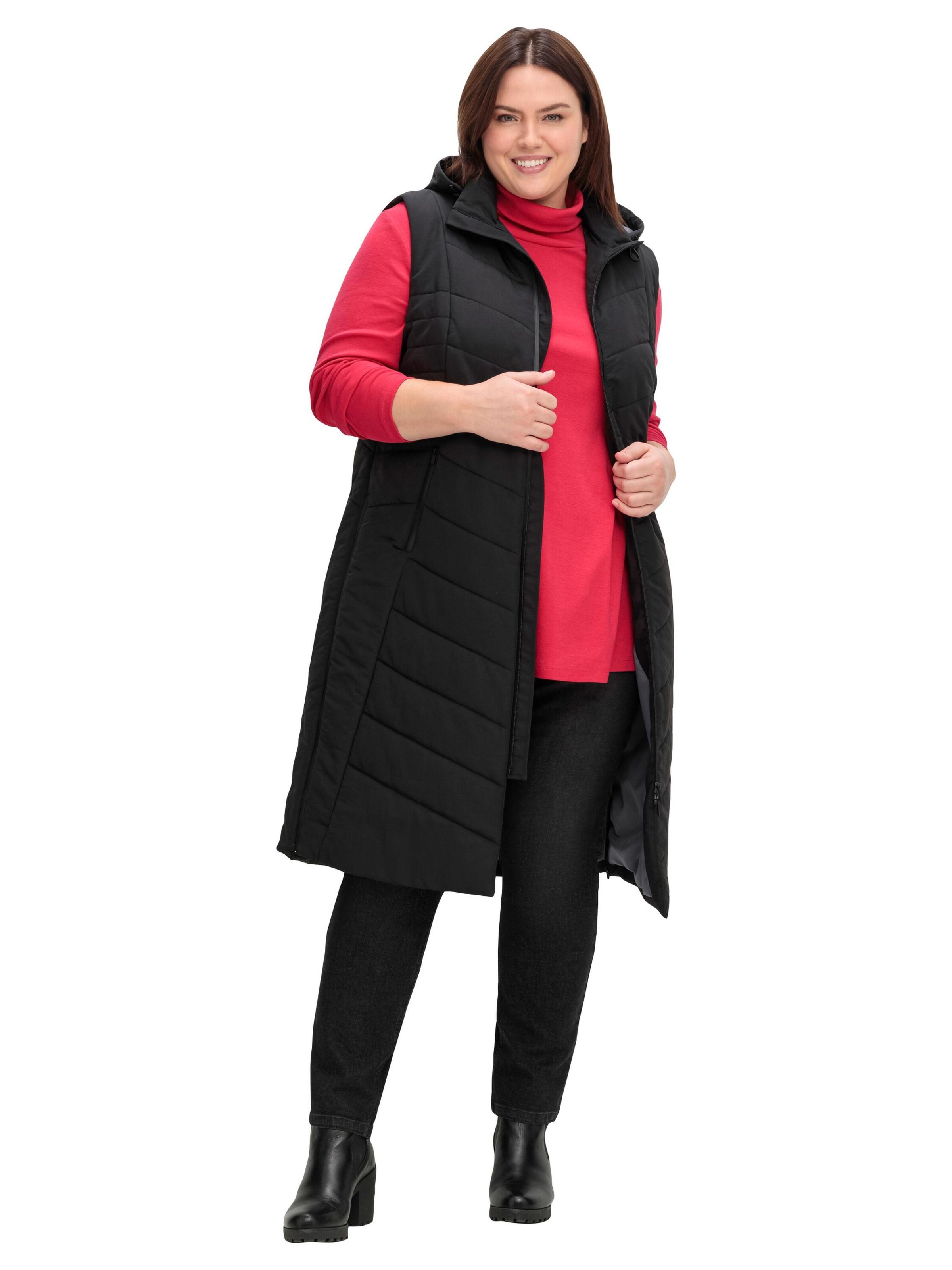 SHEEGO Mellény - fekete