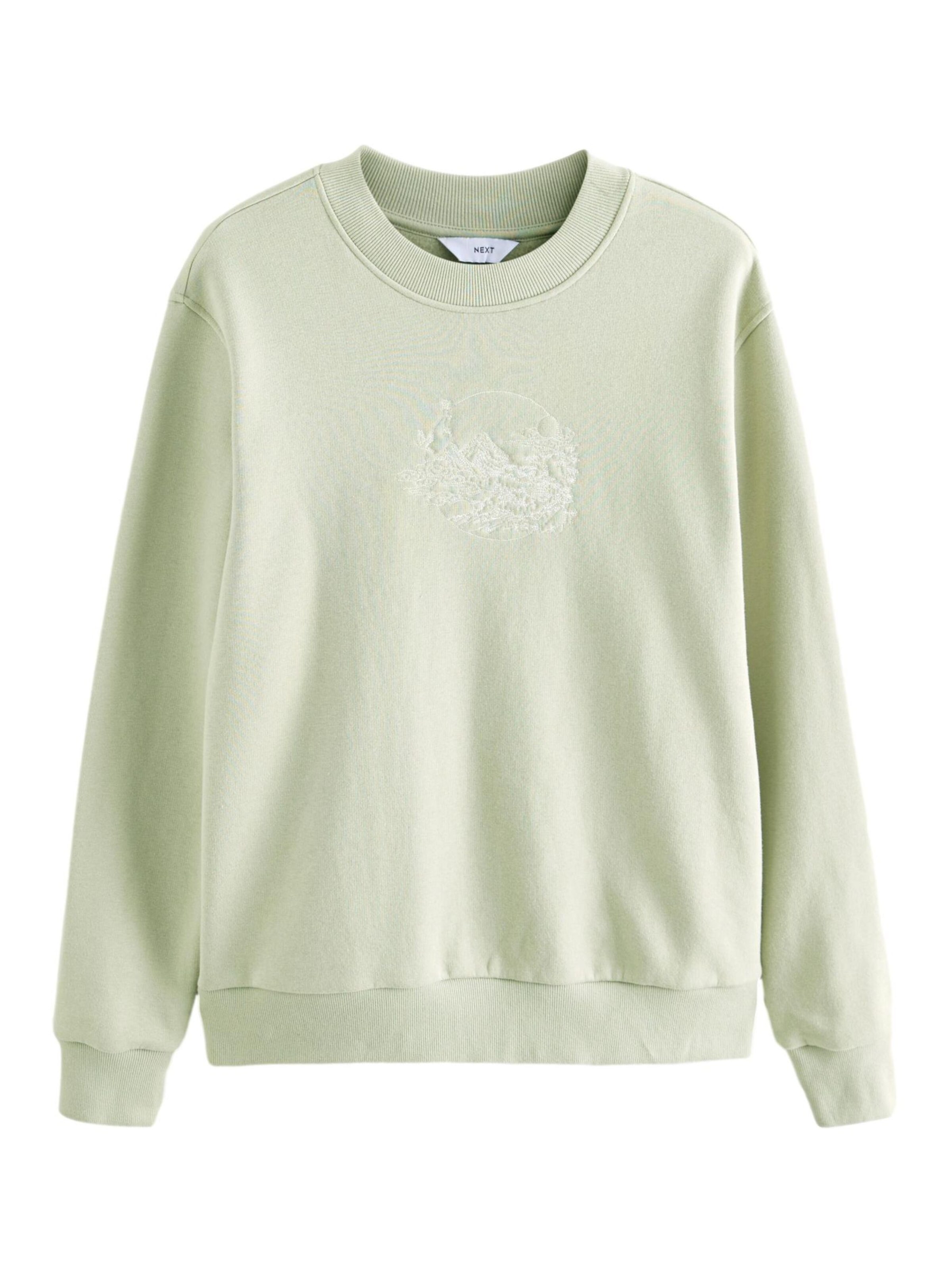 Next Mikina – zelená: přední strana
