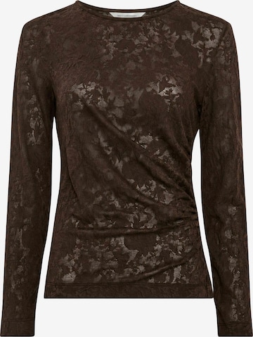 MSCH COPENHAGEN Shirt 'Brigetti' in Bruin: voorkant