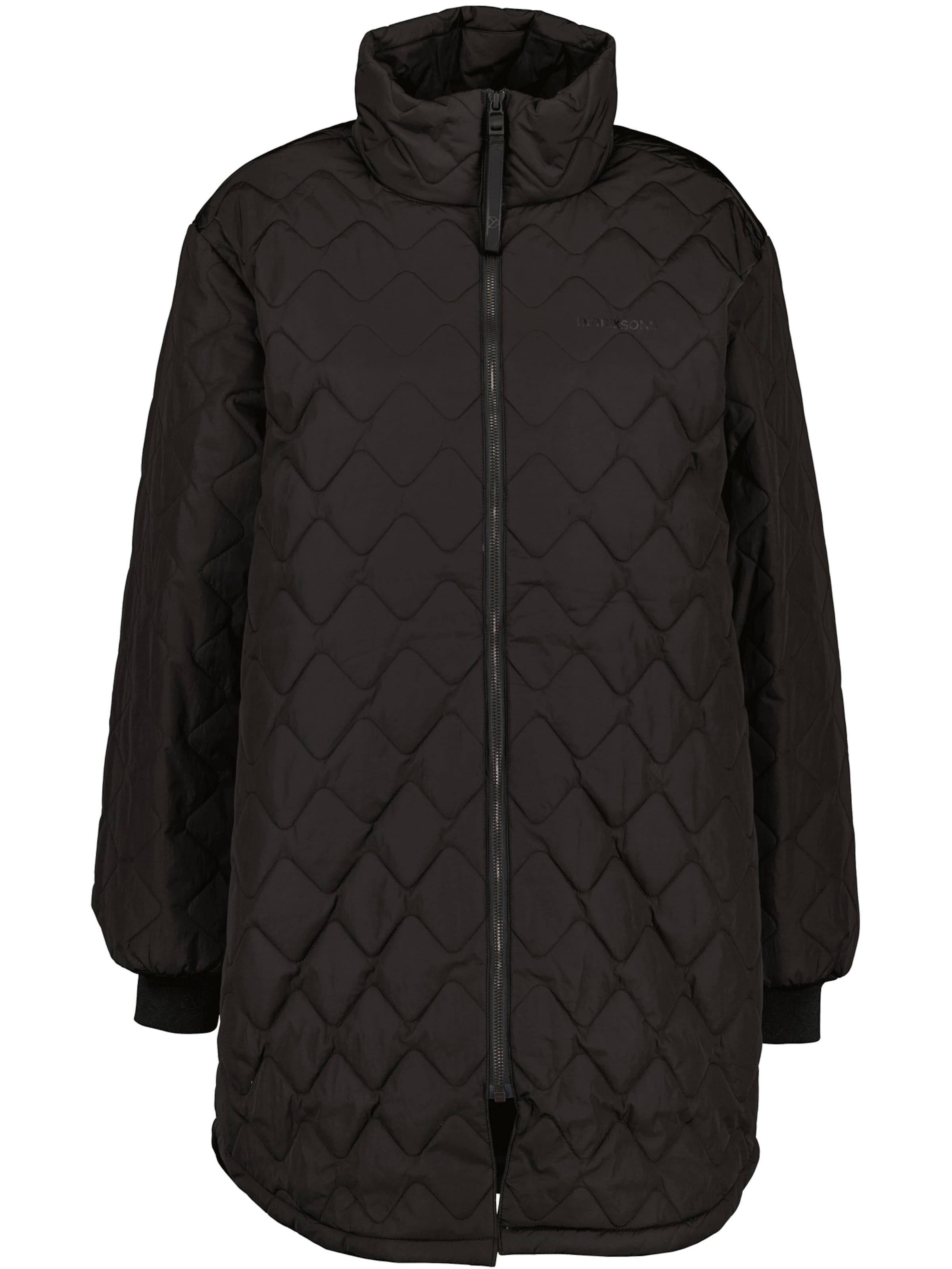 Didriksons Tussenjas 'GABBI' in Zwart: voorkant