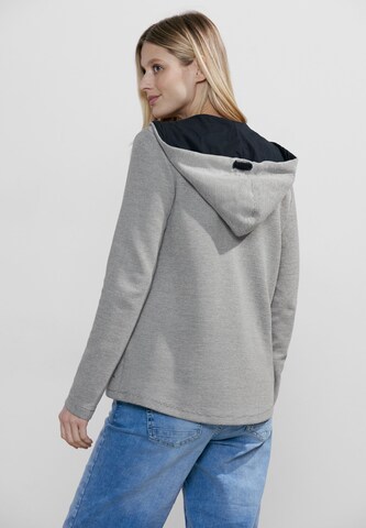 CECIL - Sudadera con cremallera en gris