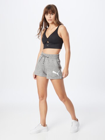 PUMA regular Παντελόνι φόρμας 'Fit Tech Knit 3" Short' σε γκρι