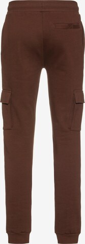 ELLESSE Tapered Workout Pants 'Mattio' in Brown