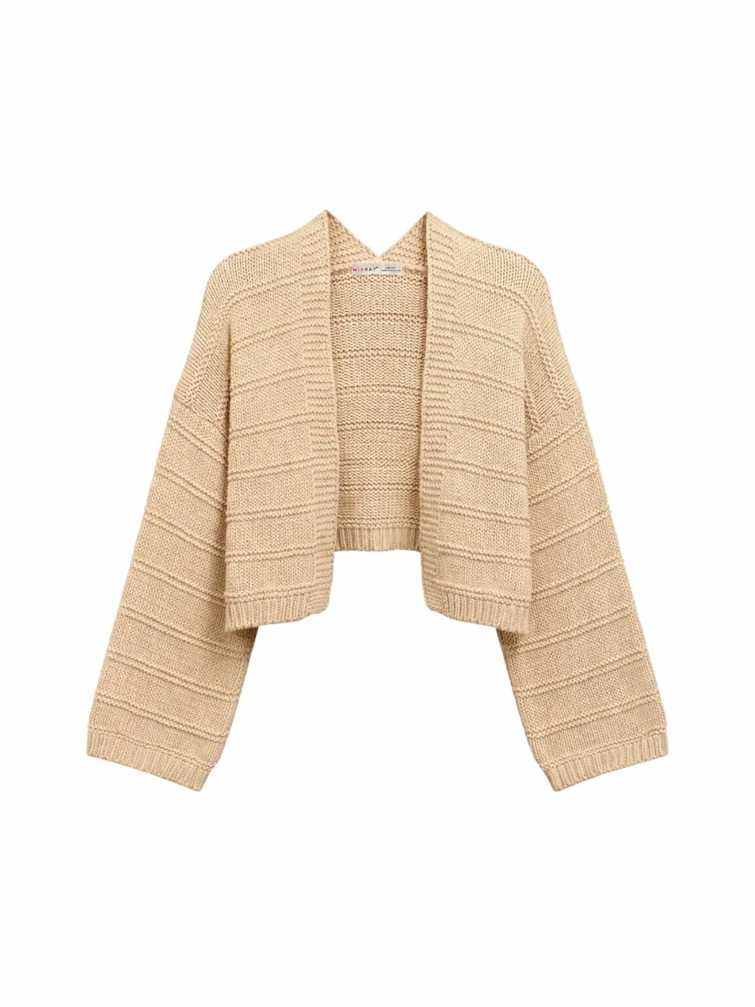 Cardigan MixRay en marron : devant