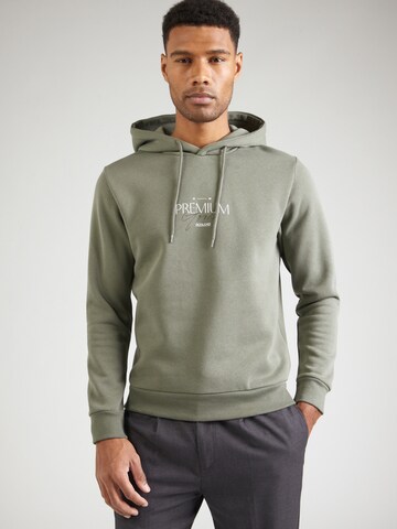 Jack & Jones Premium Sweatshirt 'JPRBLAHAROLD' in Groen: voorkant